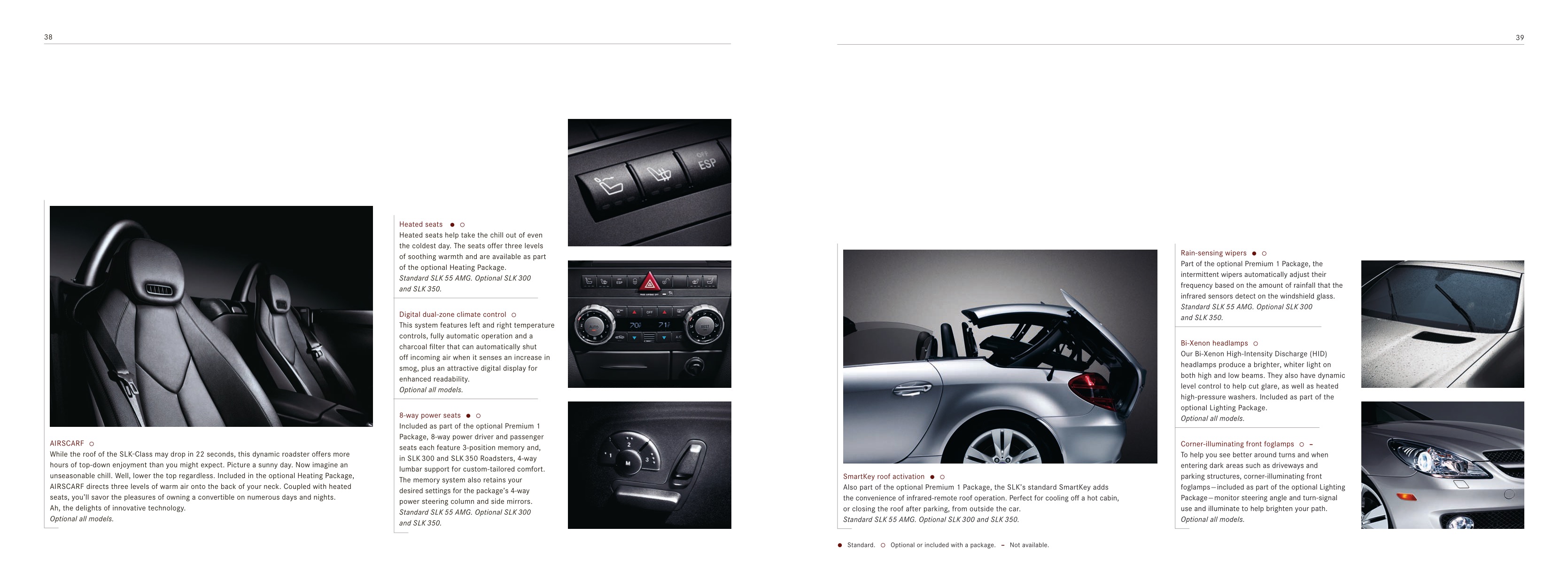 2009 Mercedes-Benz SLK Brochure Page 4